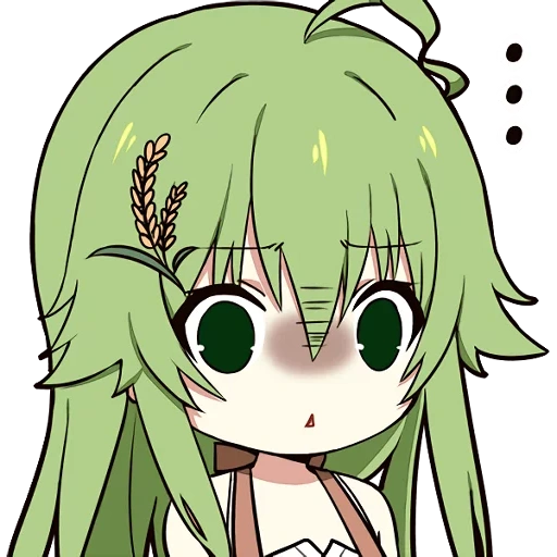 por, dong-jin rice-hime, chibi vocaloids gumi, ícone de anime verde, desenhos de anime de meninas