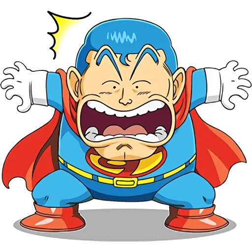 супермен, супергерои, ам пан ман, dr slump, super hero