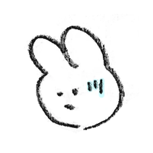 coniglio, coniglio, un giocattolo, piccolo coniglietto, disegno di coniglio