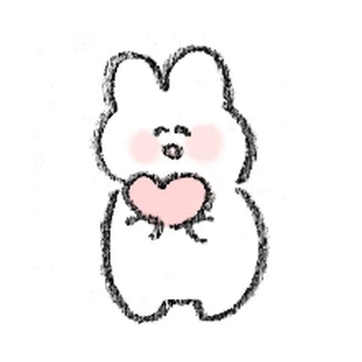 cat, bunny, cute drawings, stickers bunny p, wwwwwwwwwwwwwwwwwwwwwwwwwwwwwwwwwwwwwwwwwwwwwwww