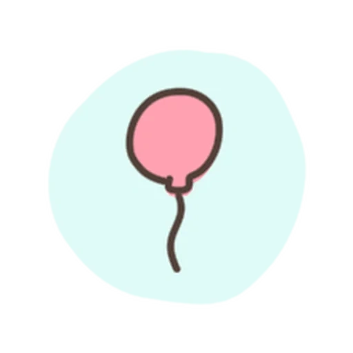 ball, pink balloon, balloon, pinch balloon, pink balloon