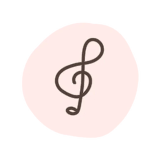symboles, pictogrammes, icône des points saillants, clés de violon, icône actuelle