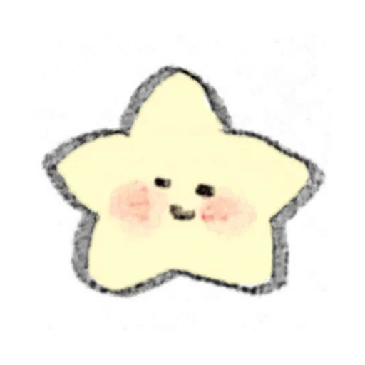 kawai, lovely stars, star of friendship, yellow star, lovely stars