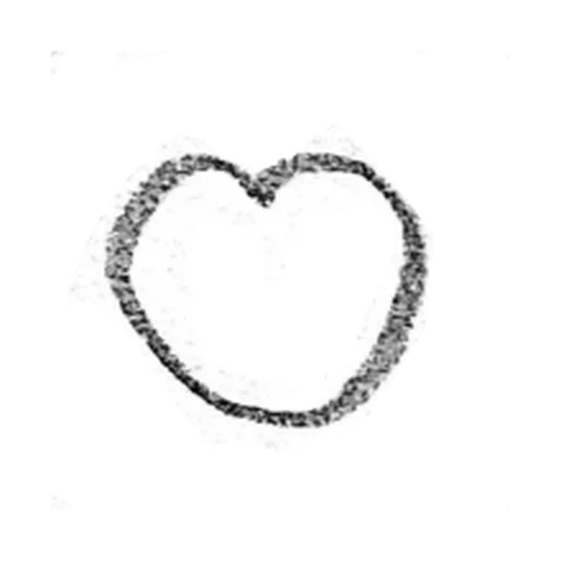 jantung, membingkai hati, hati putih, hati adalah latar belakang putih, hati itu hitam