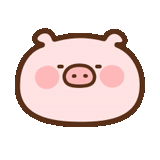 kawaii, schön, clip art, rosa schwein, das schwein ist süß