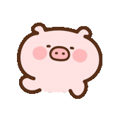 lovely, pink pig, kavai's picture, kawai pictures, sketch of piglet