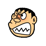angry, nose emote, the face of the other, discord 200kb, an evil face without a background