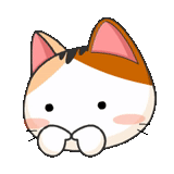 a cat, line cat, katiki kavai, japanese kittens, stickers japanese cats