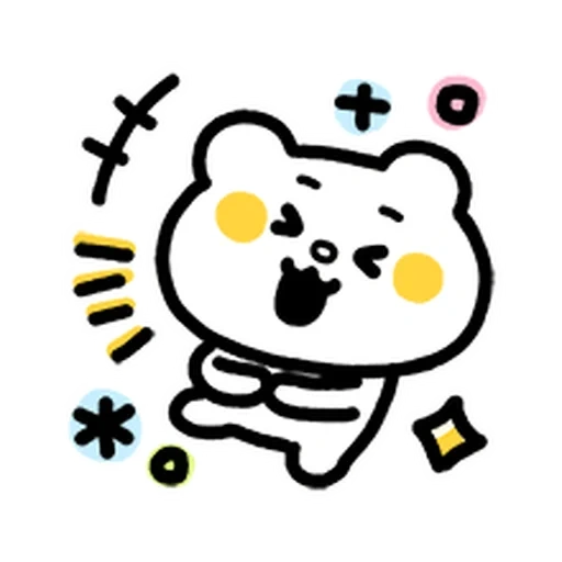 toys, black rice hailuo kitten sticker, sticker little bear 89692653 twitter