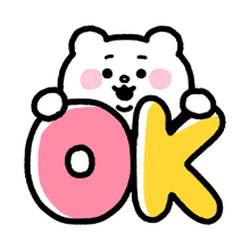 bt 21, omg printing, kawai sticker, daily expression of milk