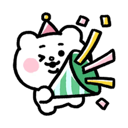 line, selamat tahun baru stiker