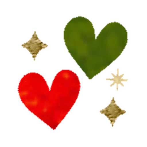 сердце, сердце эмодзи, зеленое сердце, красное сердце, ватсап любовные