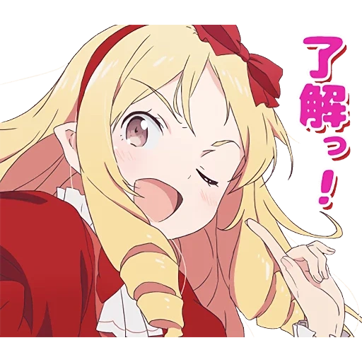 elf yamada, eromanga sensei, elf yamada sensei, anime manga sensei elf