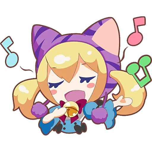 animation, lin chibi, nozida animation, cartoon characters, yukari yakumo chibi