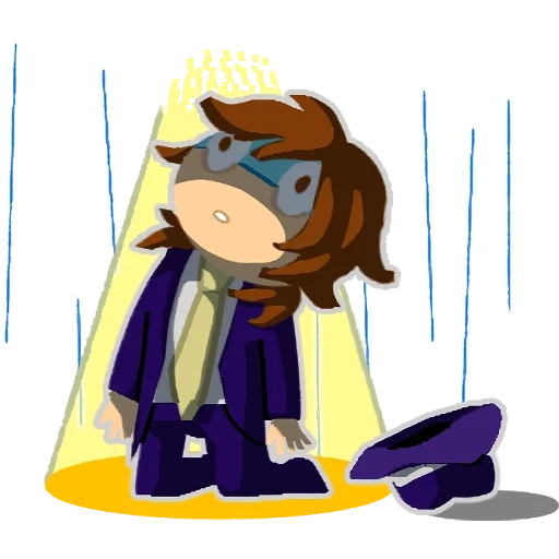 un cappello in tempo snetcher e un haller, art frisk, anime, fan anime art, personaggio immaginario