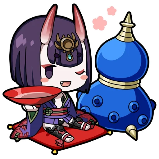 shuten doji чиби, shuten douji, shuten dōji чиби, аниме shuten чиби, робоньян йокай