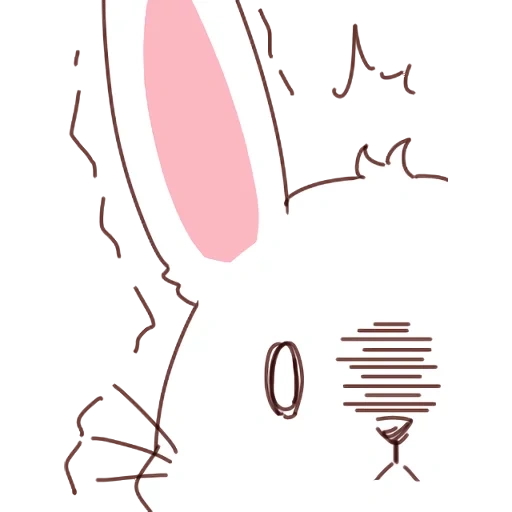 lapin, lapin, image, cher lapin, dessin de lapin