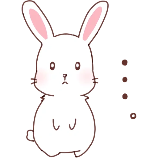 bunny, rabbit, rabbit drawing, cartoon rabbits, cartoon rabbits kawaii