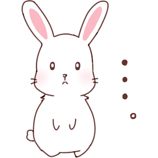 hase, hase, kaninchenzeichnung, cartoon kaninchen, cartoon kaninchen kawaii