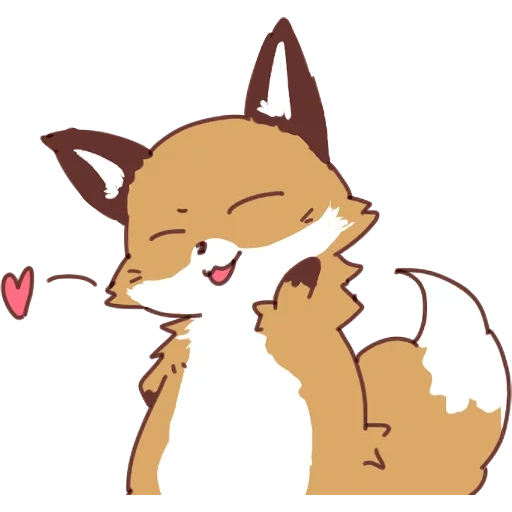 chibi fox, chibi fox anime, lovely foxes