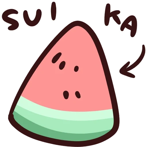 watermelon, a piece of watermelon, watermelon, a piece of watermelon, watermelon