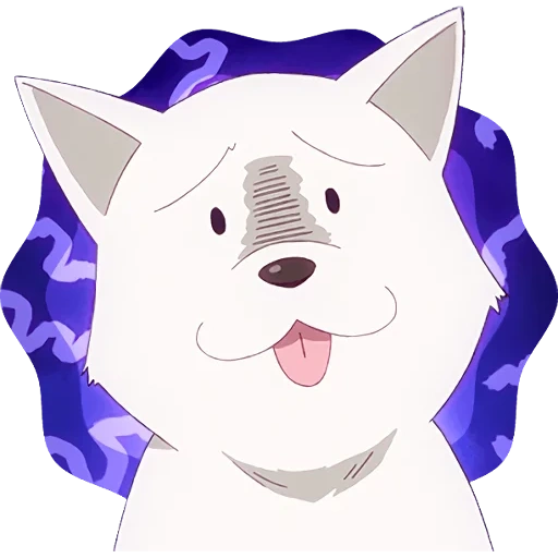 anime, anjing, karakter anime, anime durochka dog, anime gabriel dog melempar sekolah