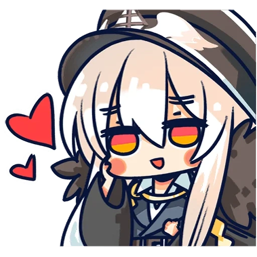 girls frontline, стикер girls, гэнсин, герлз фронтлайн kar98k chibi, смешные аниме