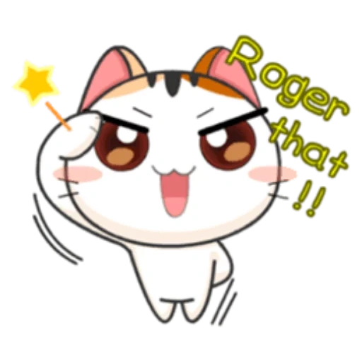 chat japonais, meow animated, phoque du japon, chaton japonais, stickers chien de mer japonais