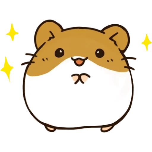 hamster, hamsters are cute, sketch hamster, shallow sprouting hamster, little hamster