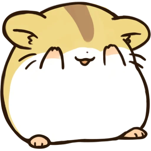 sketch hamster, sketch hamster, little hamster, hamster sketch lamp is cute