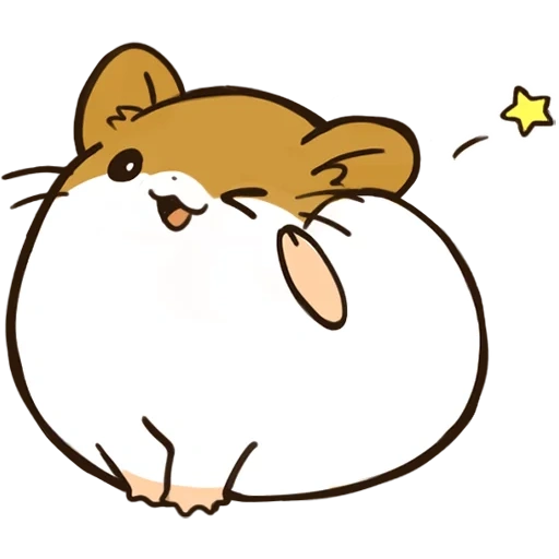 hamsters are cute, hamsters are cute, sketch hamster, sketch hamster, hamster sketch lamp is cute