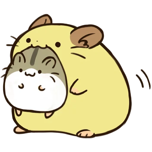 cat, line, hamsters are cute