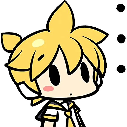 chibi, kagamín, dibujos de anime, personajes de anime, colorante anime emo