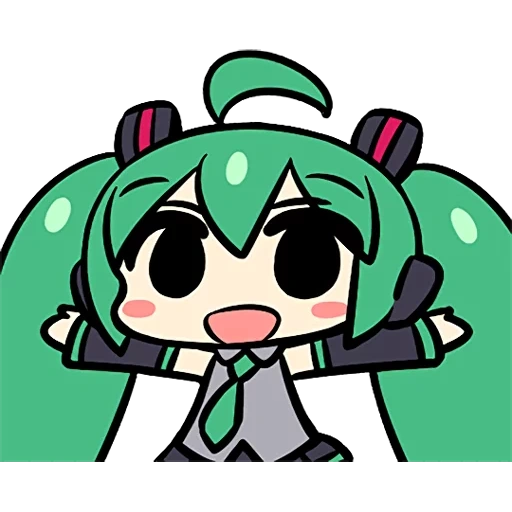 miku, чиби, чиби мику, мику хацунэ, чиби хатсуне мику