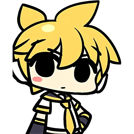 chibi, rin chibi, anime drawings, shimedi victor, anime characters