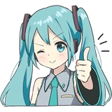 HATSUNE MIKU Pom Ver. :: @line_stickers