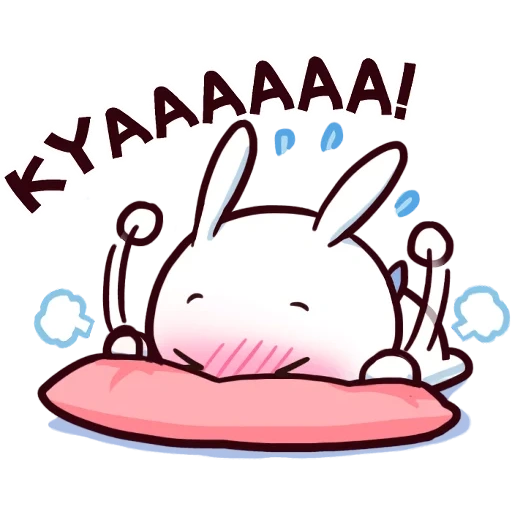 conejo, broma, querido conejo, conejitos de kawaii, lindos conejos de dibujos animados