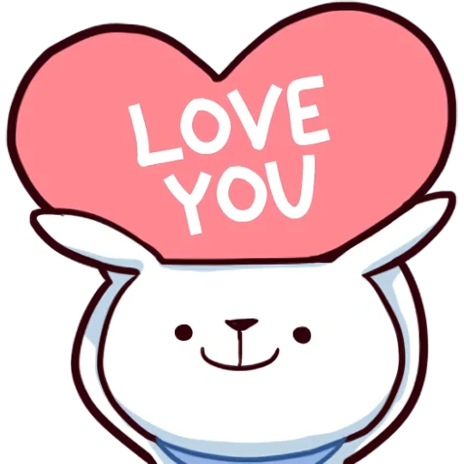 love, i love, love love, rabbit love logo
