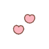 kawaii's heart, form of the heart, cute photoshop, pink heart, small drawings of heart