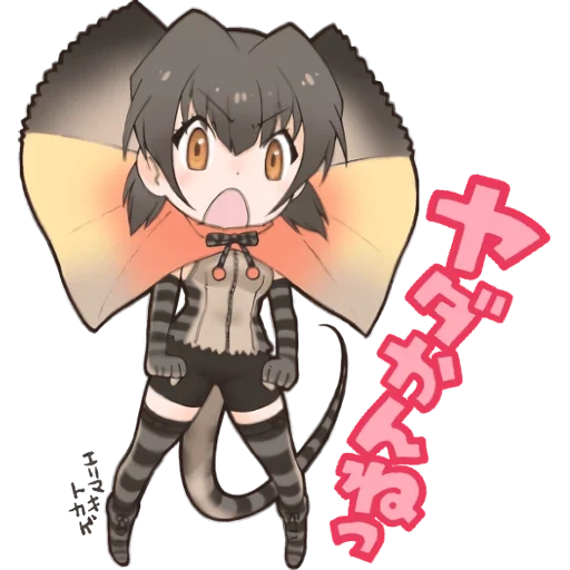 pequena parede vermelha, animação de elefante, kancolle chibi, kemono friends, carmono amigo