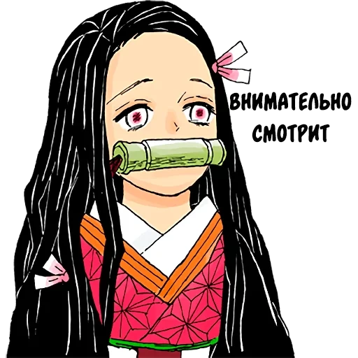 nezuko, arte nezuko, custodia di nezukokales, ningko di kang teng, personaggio di anime