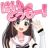 Kizuna AI Stickers :: @line_stickers