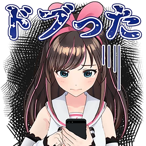 kizuna, kizuna ai, кизуна ммд, девушки аниме, аниме персонажи