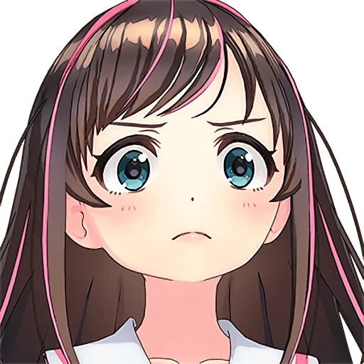 kizuna ai, kizuna ai, kizunafak, kizuna ai emotion, cartoon art girl