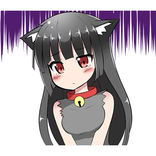 days, anime girl, cartoon character, cat animation art, anime cat girl