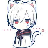 Mafumafu Sticker (cat)