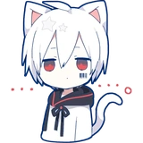 Mafumafu Sticker (cat) :: @line_stickers