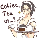 Man Maid (not a butler) ENG :: @line_stickers