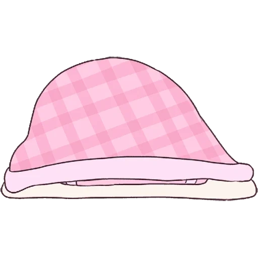 cute, sombrero, good morning, caricatura de sombrero rosa