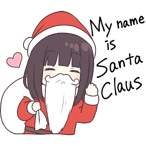 gambar, anime christmas, tahun baru menhera chan, manher chan tahun baru, menher chan tahun baru